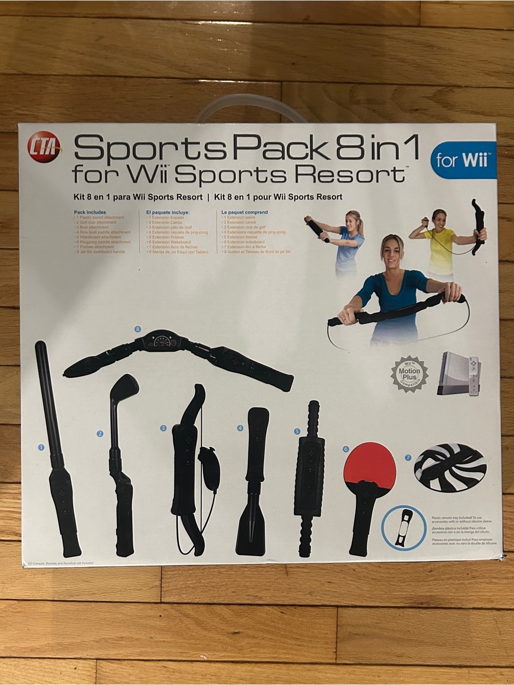 Unopened Wii Sports 8in1 Accessories Pack for Wii Sports Resort • New in Box